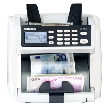 SC-8100 - Banknotenzählmaschine mit Wertermittlung